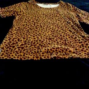 Leopard Print Top From Isaac Mizrahi.